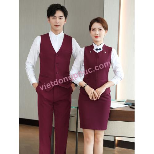 Đồng phục áo gile nữ 46 Đồng phục áo gile nữ 46